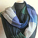 Linen scarf multicolor (72cmx 200cm). Scarves. Initasworks (Inita). Online shopping on My Livemaster.  Фото №2