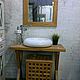 A set of furniture for the bathroom in ECO-style. Furniture for baths. WOODKITA. My Livemaster. Фото №5