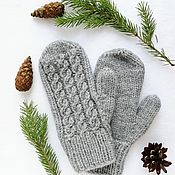Вязаные детские носки Рождественские
