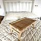 Столик для завтрака из карельской березы. Элементы интерьера. ARTs & CRAFTs. Интернет-магазин Ярмарка Мастеров.  Фото №2