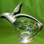 Винтаж: Антиквариат старинная ваза фруктовница конфетница серебрение