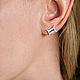 Silver earrings 'Twins' with Topaz. Earrings. Unusual Gemstone Jewelry. My Livemaster. Фото №4