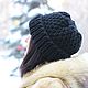 Женская объемная шапочка с отворотом 《MEGAFIL》, Шапки, Самара,  Фото №1