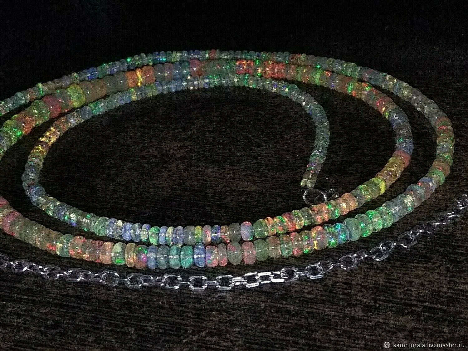 Opal Beads 93,5 carats, Necklace, Kaliningrad,  Фото №1
