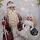 Santa Claus Doll, handmade Doll made of plastic. Ded Moroz and Snegurochka. Elena Konopleva dolls and toys. My Livemaster. Фото №6