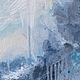 Голубая картина современная с белым абстракция синяя небесного цвета. Картины. Современные картины для интерьера (olga-ermakova). Ярмарка Мастеров.  Фото №6