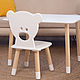 Детский стол со стулом Мишка. Мебель для детской. Kacheli. Интернет-магазин Ярмарка Мастеров.  Фото №2