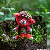 Куклы и игрушки handmade. Livemaster - original item Toy crochet kitten orange mood. Handmade.