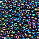 10 gr 11/0 Beads Miyuki 401FR Circle Black Rainbow Mats Beads Miyuki, Beads, Chelyabinsk,  Фото №1
