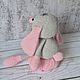 Вязаная игрушка кролик, подарок ребенку, на день рождения. Амигуруми куклы и игрушки. МЭРИДЖЕЙН. Ярмарка Мастеров.  Фото №4