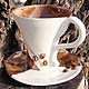 Order A couple of tea 'Morning coffee'. author's ceramics. Livemaster. . Single Tea Sets Фото №3