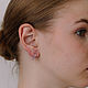 Серьги гимнастка "Антурнан с мячом". Серьги классические. Sabira Jewelry. Ярмарка Мастеров.  Фото №13