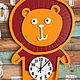 Clock Lion - choose your color. Table lamps. MARSA.KIDS. Online shopping on My Livemaster.  Фото №2
