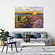  Oil painting Lavender Happiness. Sunset in Provence, Pictures, Moscow,  Фото №1