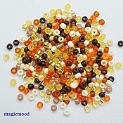 Материалы для творчества handmade. Livemaster - original item 10 grams 8/0 Miyuki MIX 04 penice Japanese seed beads Miyuki round mix. Handmade.