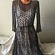 Order Dress 'Beautiful Nymph' handmade. hand knitting from Galina Akhmedova. Livemaster. . Dresses Фото №3
