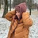 Шапка-ушанка вязаная УМА с подкладкой грильяж. Шапка-ушанка. Вязаный кэжуал  UNIC Ирина. Ярмарка Мастеров.  Фото №5