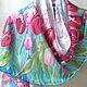 Batik scarf 'Tulips'. Scarves. OlgaPastukhovaArt. Online shopping on My Livemaster.  Фото №2