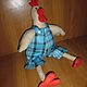 Order Soft toy "Cockerel" of fleece and sintepon. Kрамелена - Подарки любимым. Livemaster. . Stuffed Toys Фото №3