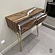 Стол-консоль с ящиками из термо-карагача. Консоли. Akutrau Woodworking. Ярмарка Мастеров.  Фото №6