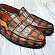 Men's loafer shoes, made of genuine crocodile leather. Loafers. SHOES&BAGS. My Livemaster. Фото №5