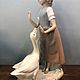 Винтаж: Nao Lladro. Испания. «Девочка с гусями». Статуэтки винтажные. Sad365. Ярмарка Мастеров.  Фото №4