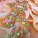 Винтаж: Swarovski. Ожерелье с кристаллами в оправе безель. Колье винтажные. Vintage&style. Ярмарка Мастеров.  Фото №5