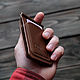 Order Leather Money Clip - Coffee. odalgoods (odalgoods). Livemaster. . Clamps Фото №3