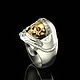 Заказать Кольцо "Facet of an Astronaut" из золота 585 пробы. BUGAKOV jewelry. Ярмарка Мастеров. . Кольца Фото №3