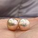 Golden fish poussettes with natural pearls. Stud earrings. luxuryclub. My Livemaster. Фото №5