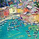 Oil painting 'Portofino', impasto, 50-40 cm. Pictures. Zhanne Shepetova. My Livemaster. Фото №5