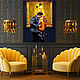 Painting of a Couple in a museum. Klimt Kiss, love painting. Pictures. House of the Sun (irina-bast). My Livemaster. Фото №4