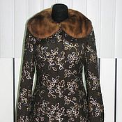 Одежда handmade. Livemaster - original item coat: Insulated coat with mink fur. Handmade.