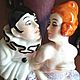 Заказать Винтаж: Антикварная статуэтка Pierrot et Colombine фарфор Арт деко Франция. Антиквариат и винтаж из Франции. Ярмарка Мастеров. . Статуэтки винтажные Фото №3