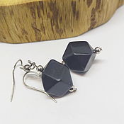 Украшения handmade. Livemaster - original item Obsidian Earrings Black Chic. Handmade.