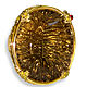 Золотое кольцо Винный топаз с сапфирами в жёлтом золоте 585 пробы. Кольца. Ювелирная мастерская 'Сочиняй мечты'. Ярмарка Мастеров.  Фото №5