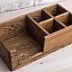 Napkin holder made from oak with branches under salt and spices low. Napkin holders. Foxwoodrus. My Livemaster. Фото №5