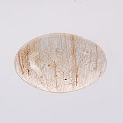 Материалы для творчества handmade. Livemaster - original item Cabochons: Rutilated quartz 28-18-7.5mm. Handmade.