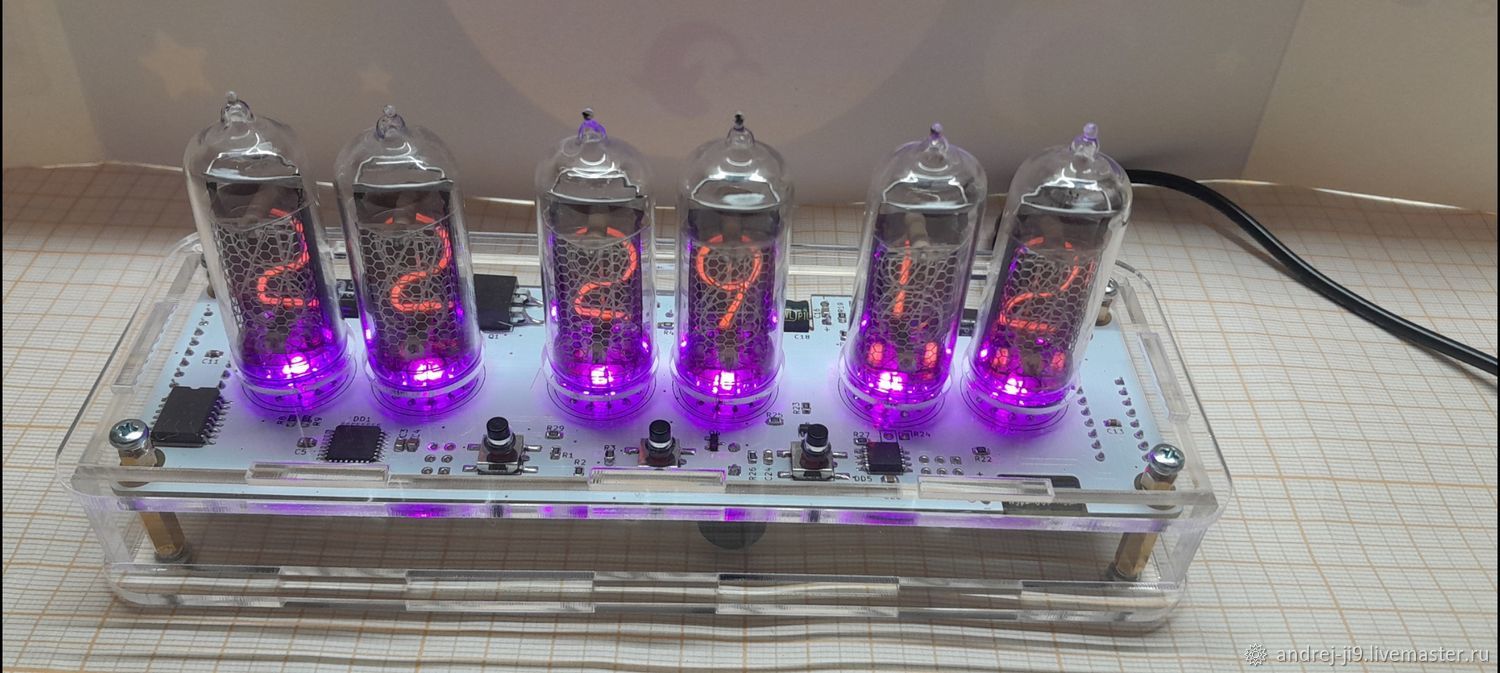 Часы ламповые: Часы на лампах ИН-14 в интернет-магазине Ярмарка ...