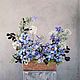 Заказать Картина: Couleur bleue. Honfleur (Ирина Де Сен Леже). Ярмарка Мастеров. . Картины Фото №3