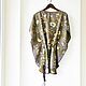 Order Silk kimono-pareo. Motifs of William Morris on a gray background. BENANDLU. Livemaster. . Dresses Фото №3