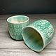 Стаканчики с чешуёй. Стаканы. Pylina-ceramics. Ярмарка Мастеров.  Фото №4