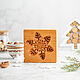 SNOWFLAKE wooden gingerbread/honeycake mold. Form. Texturra (texturra). Online shopping on My Livemaster.  Фото №2