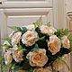 Заказать Композиции из чайных силиконовых роз. Flowers16kzn-. Ярмарка Мастеров. . Композиции Фото №3