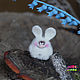 Brooch ' Bunny Timofey», Brooch-clip, Furnaces,  Фото №1