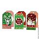 The set of tags for gift (6pcs.)' Christmas diary',5 x9 cm. Labels. Home&Decor. Online shopping on My Livemaster.  Фото №2