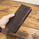 Leather wallet Longer with a compartment for small change. Wallets. G.L.A.D.. Online shopping on My Livemaster.  Фото №2