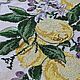  A picture embroidered with a cross Lemons from the Botany series. Pictures. Matania. My Livemaster. Фото №5