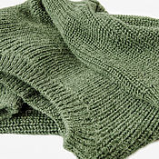 Scarf knitted of Alpaca wool