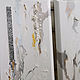 Paired paintings with silver, white paintings. Pictures. Annet Loginova. My Livemaster. Фото №4